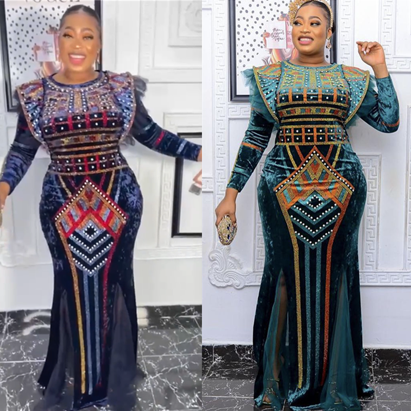 Elegant Women Bazin Rich Afric - مراجعة Ethnic Fashion House وسعره