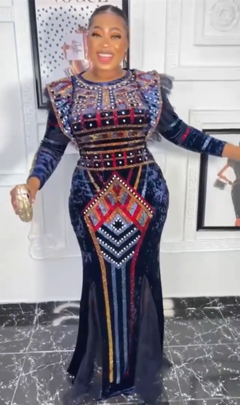 Elegant Women Bazin Rich Afric - مراجعة Ethnic Fashion House وسعره