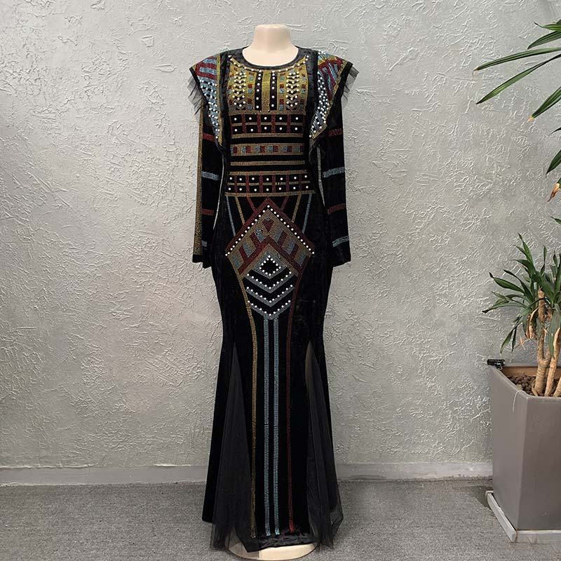 Elegant Women Bazin Rich Afric - مراجعة Ethnic Fashion House وسعره