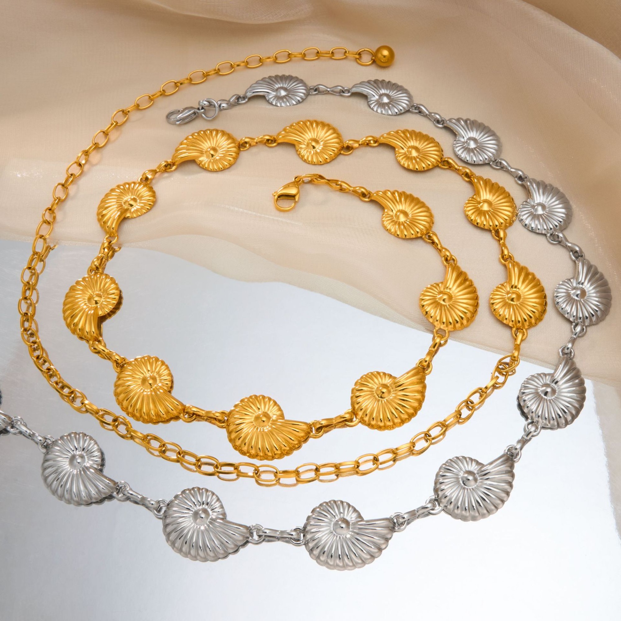 18k Gold Plated Stainless Stee - مراجعة Ethnic Fashion Jewellery وسعره