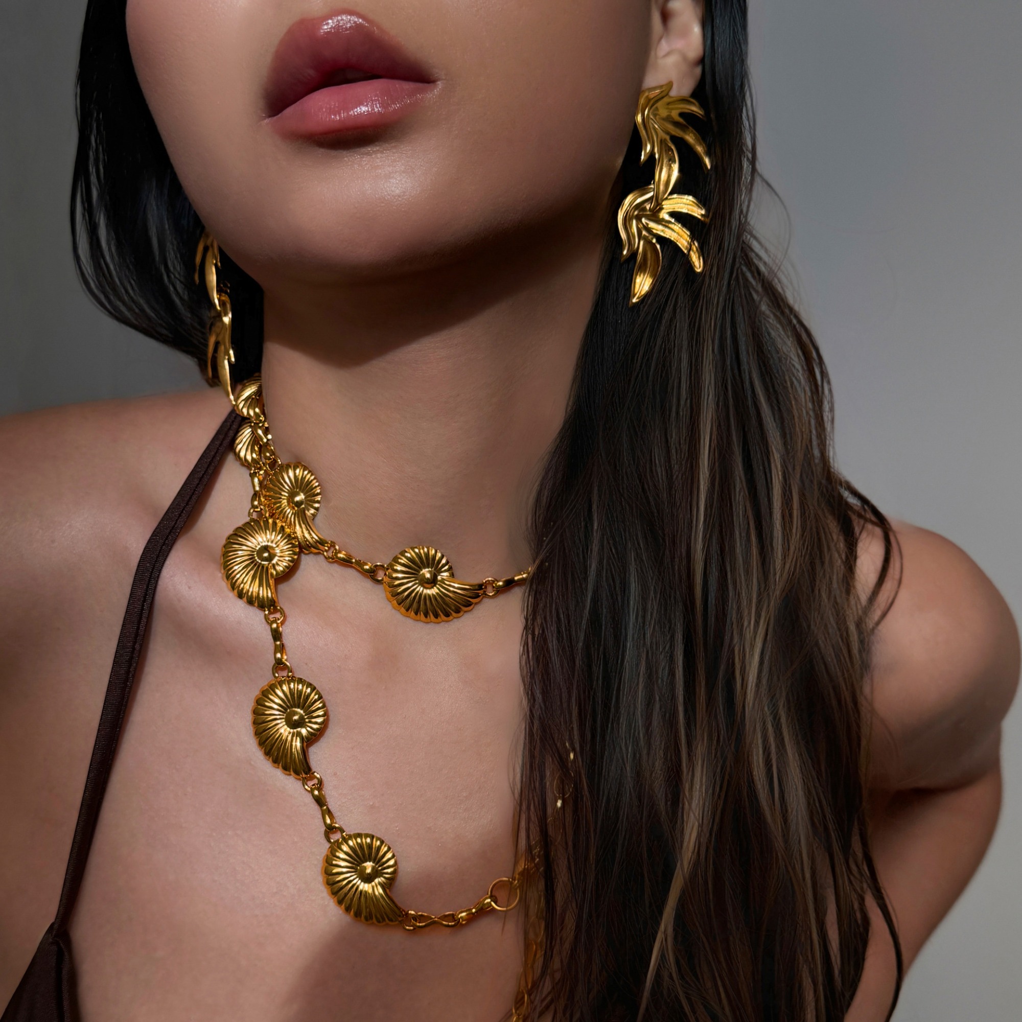 18k Gold Plated Stainless Stee - مراجعة Ethnic Fashion Jewellery وسعره