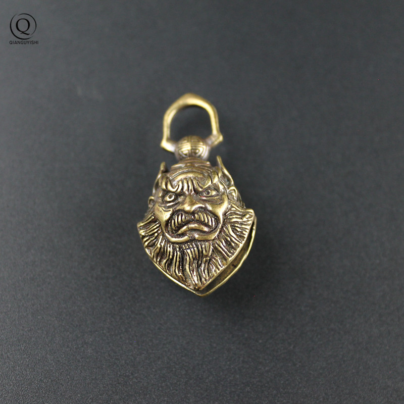 Vintage Brass Zhong Kui Chines - مراجعة Ethnic Fashion World وسعره