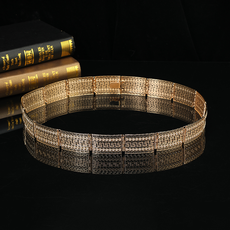 Vintage Kaftan Crystal Gold Be - مراجعة Ethnic Fashion Jewellery وسعره