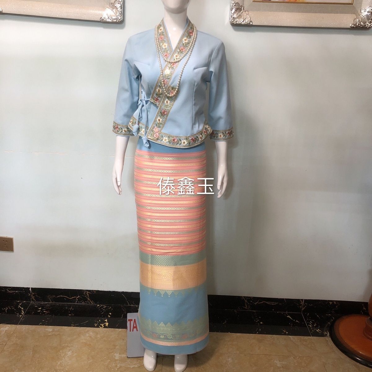 2pcsThailand Long-gyi Skirt Da - مراجعة Batik Sarong Wrap وسعره