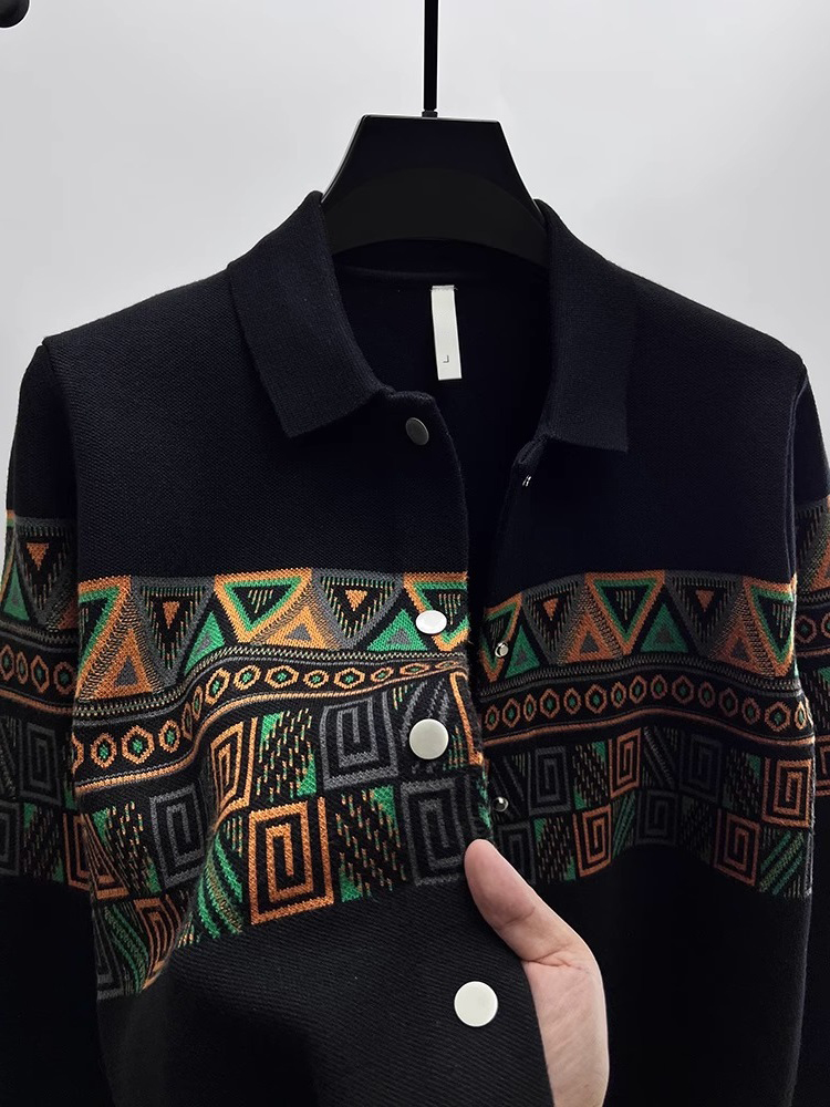 Fashionable Men's Knitted Card - مراجعة Urban Ethnic Fashion وسعره