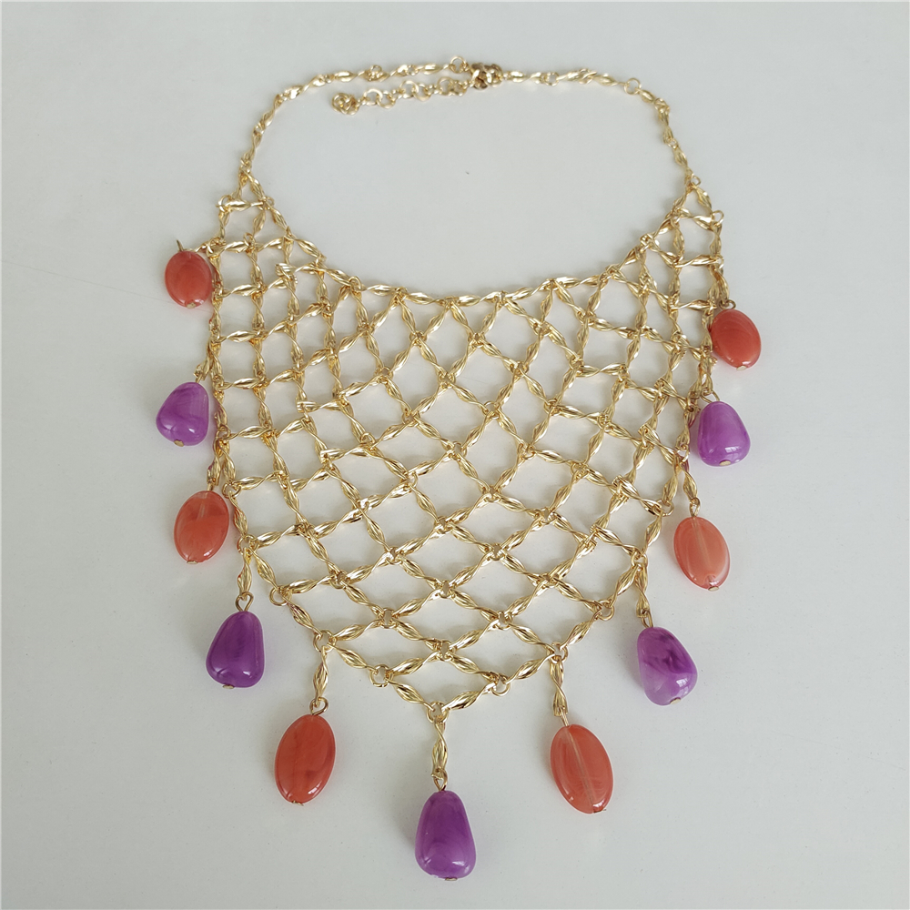 Trend Golden Metal Grid Large  - مراجعة Indian Ethnic Fashion Trends 2025 وسعره