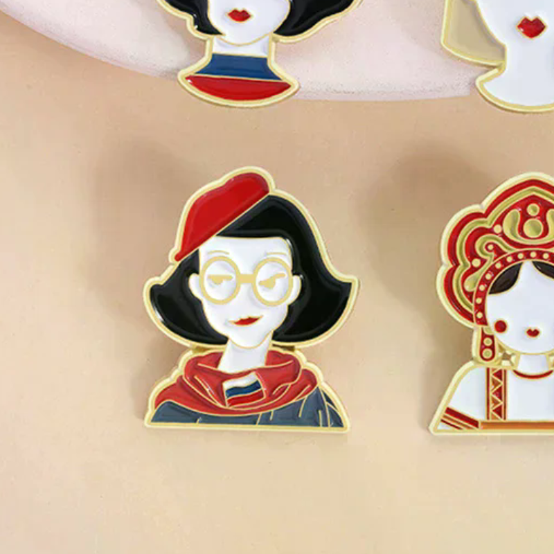 2PCS Cartoon Russian Girls Cha - مراجعة Ethnic Fashion Images وسعره