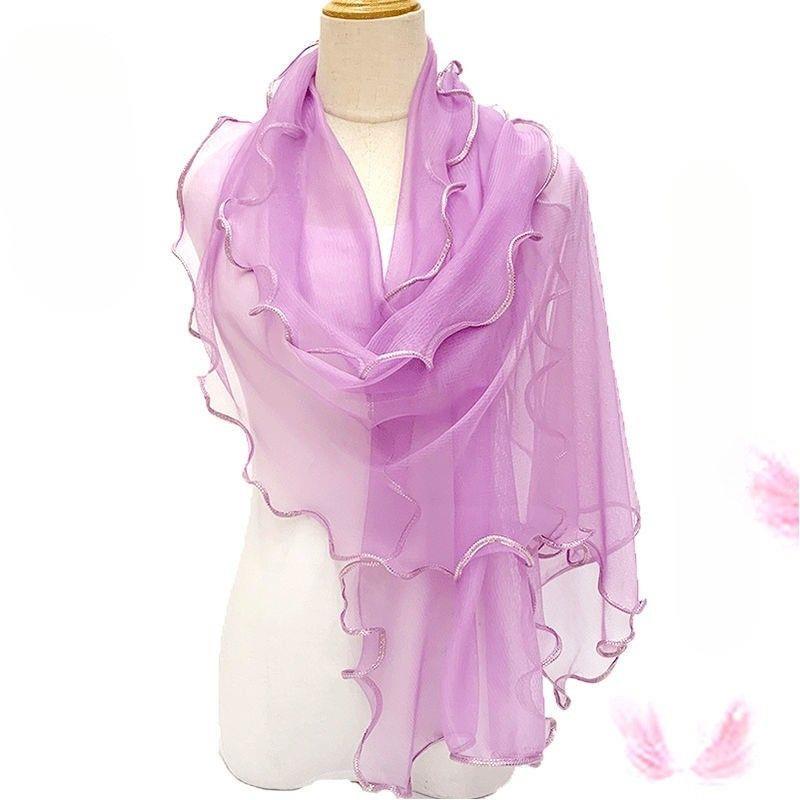 New Solid Color Golden Ruffle  - مراجعة Ethnic Fashion House وسعره