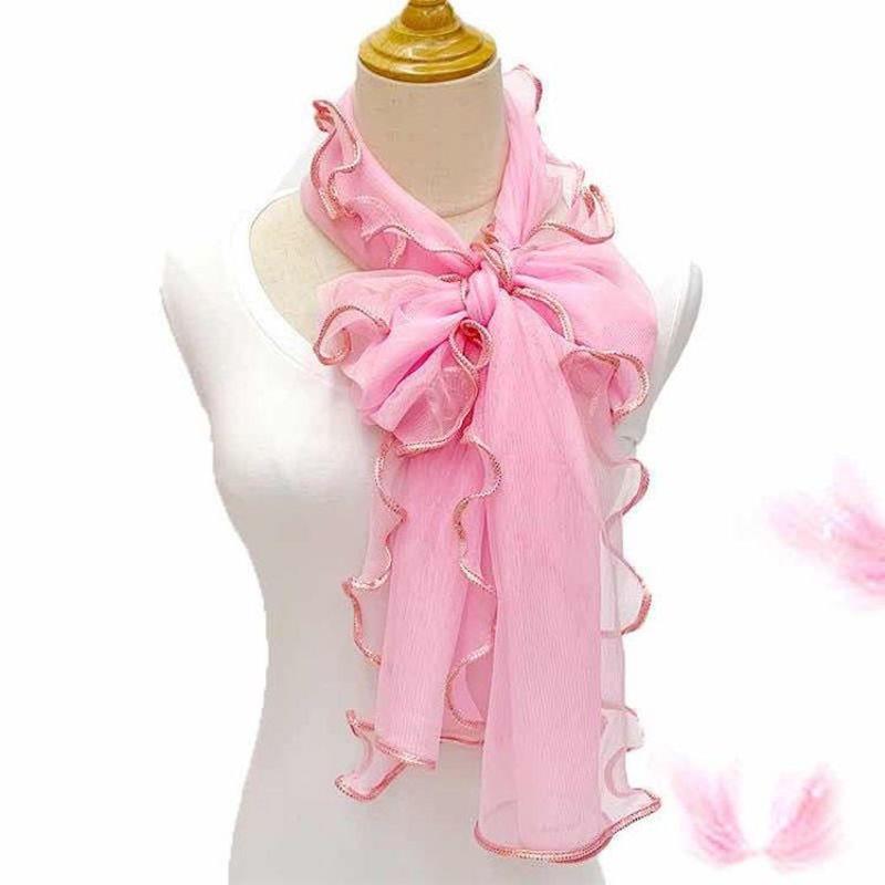 New Solid Color Golden Ruffle  - مراجعة Ethnic Fashion House وسعره