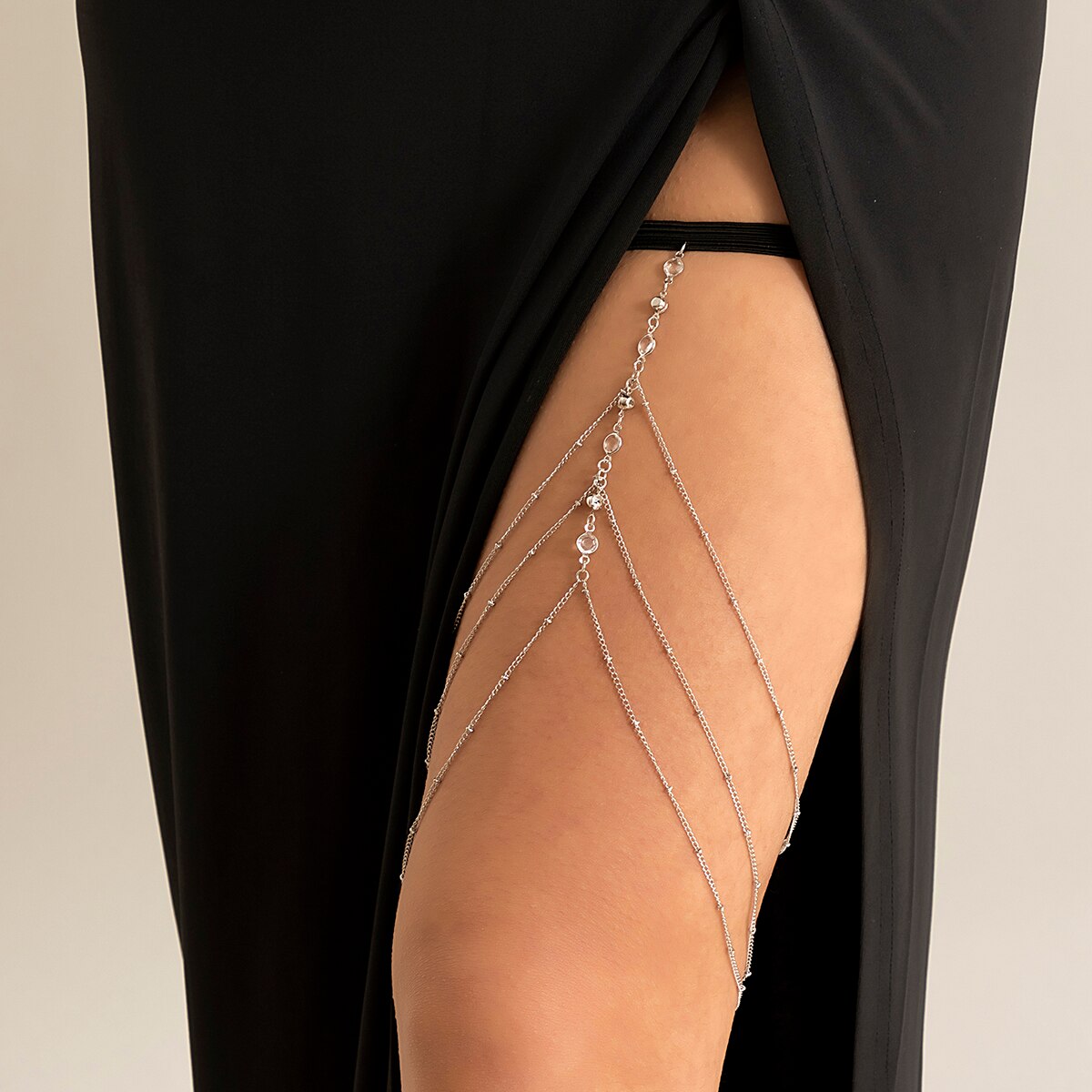 Boho Elastic Band Crystal Leg  - مراجعة Ethnic Fashion Jewellery وسعره