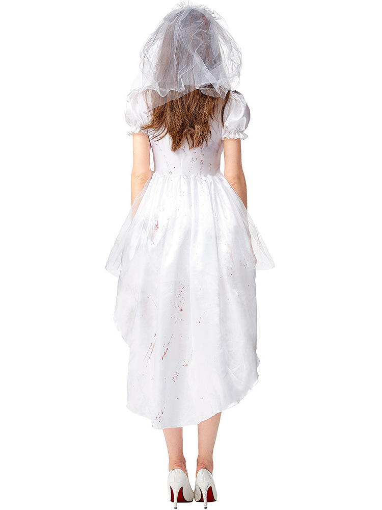 Halloween White Ghost Bride Co - مراجعة Ethnic Fashion House وسعره