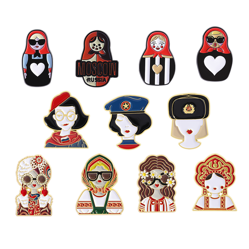 Cartoon Russian Girls Characte - مراجعة Ethnic Fashion Images وسعره