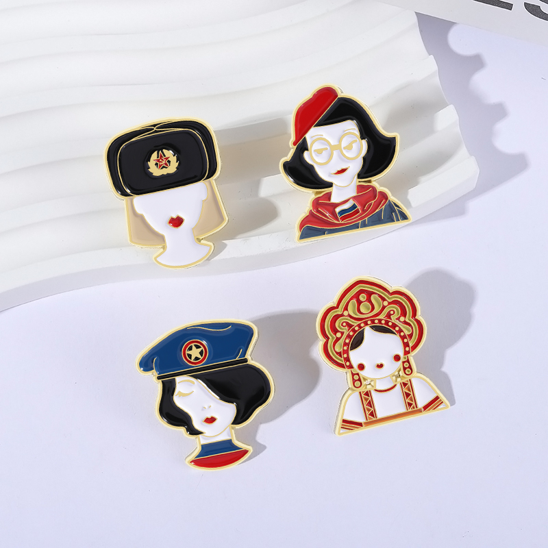 Cartoon Russian Girls Characte - مراجعة Ethnic Fashion Images وسعره