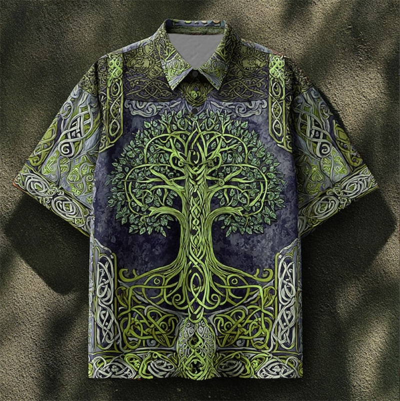 Vintage Men's Shirt Short Slee - مراجعة Ethnic Fashion World وسعره