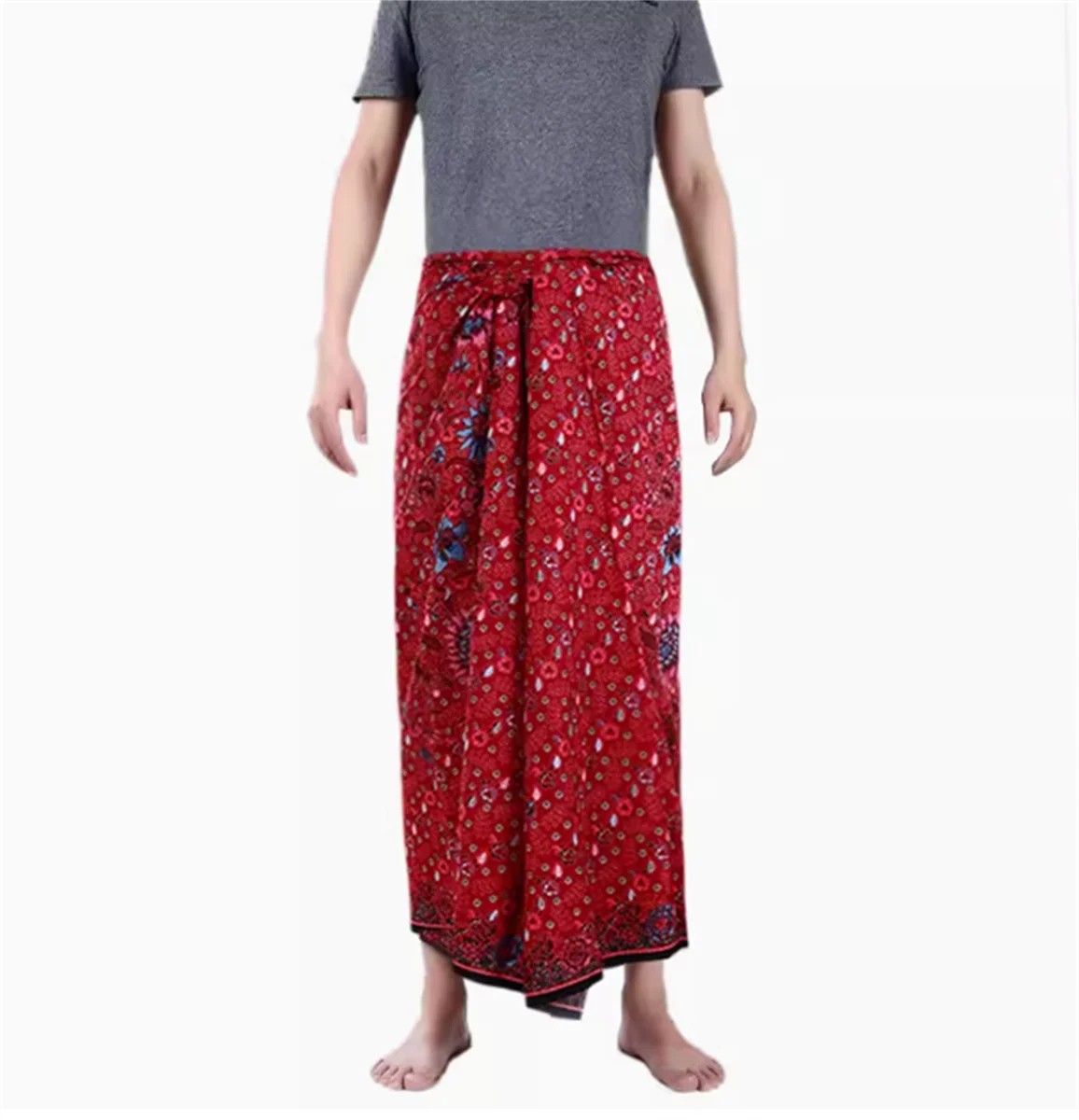 Malaysia Thailand unisex tube  - مراجعة Batik Sarong Wrap وسعره