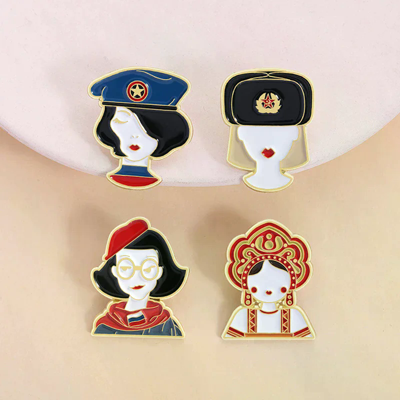 2PCS Cartoon Russian Girls Cha - مراجعة Ethnic Fashion Images وسعره