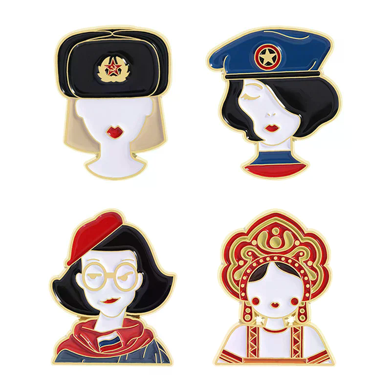 2PCS Cartoon Russian Girls Cha - مراجعة Ethnic Fashion Images وسعره