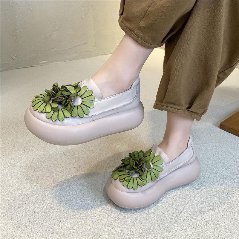 Thick Soled Sponge Cake Shoes  - مراجعة Ethnic Fashion Women وسعره