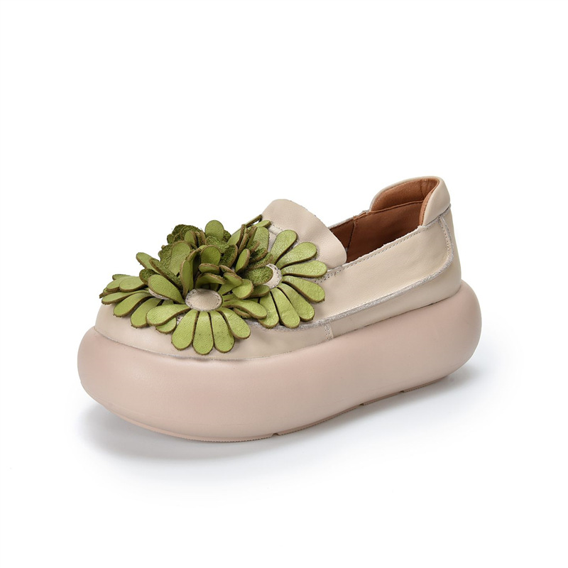 Thick Soled Sponge Cake Shoes  - مراجعة Ethnic Fashion Women وسعره