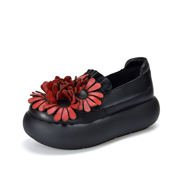 Thick Soled Sponge Cake Shoes  - مراجعة Ethnic Fashion Women وسعره