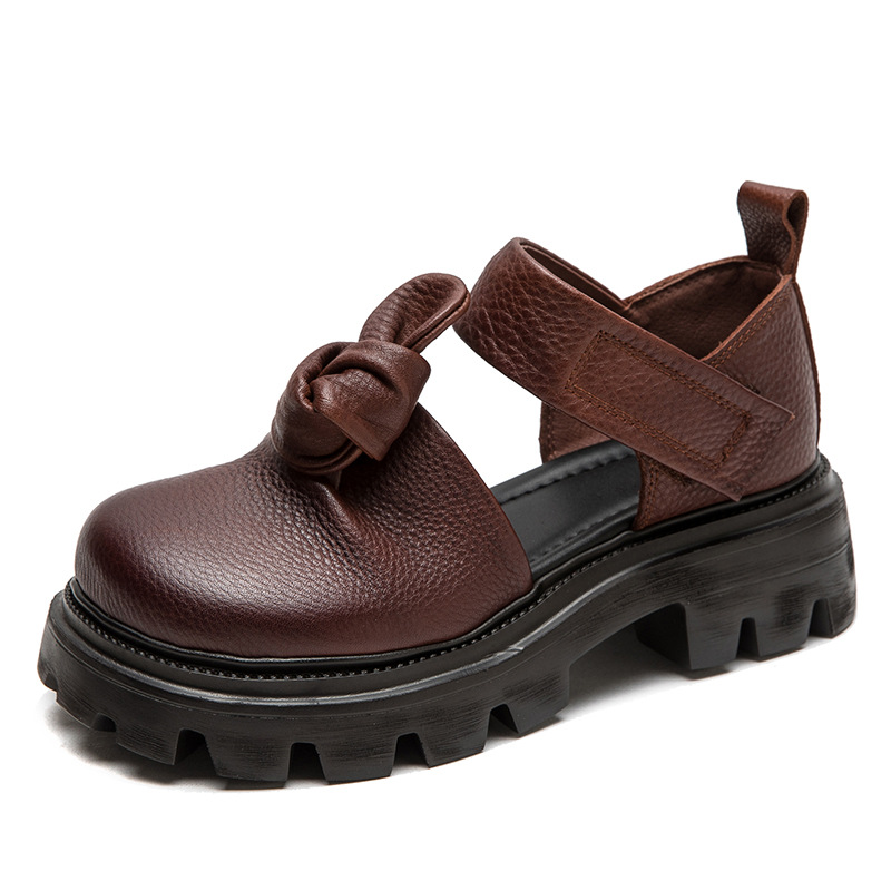 5cm Ethnic Knot Platform Wedge - مراجعة Ethnic Fashion Women وسعره