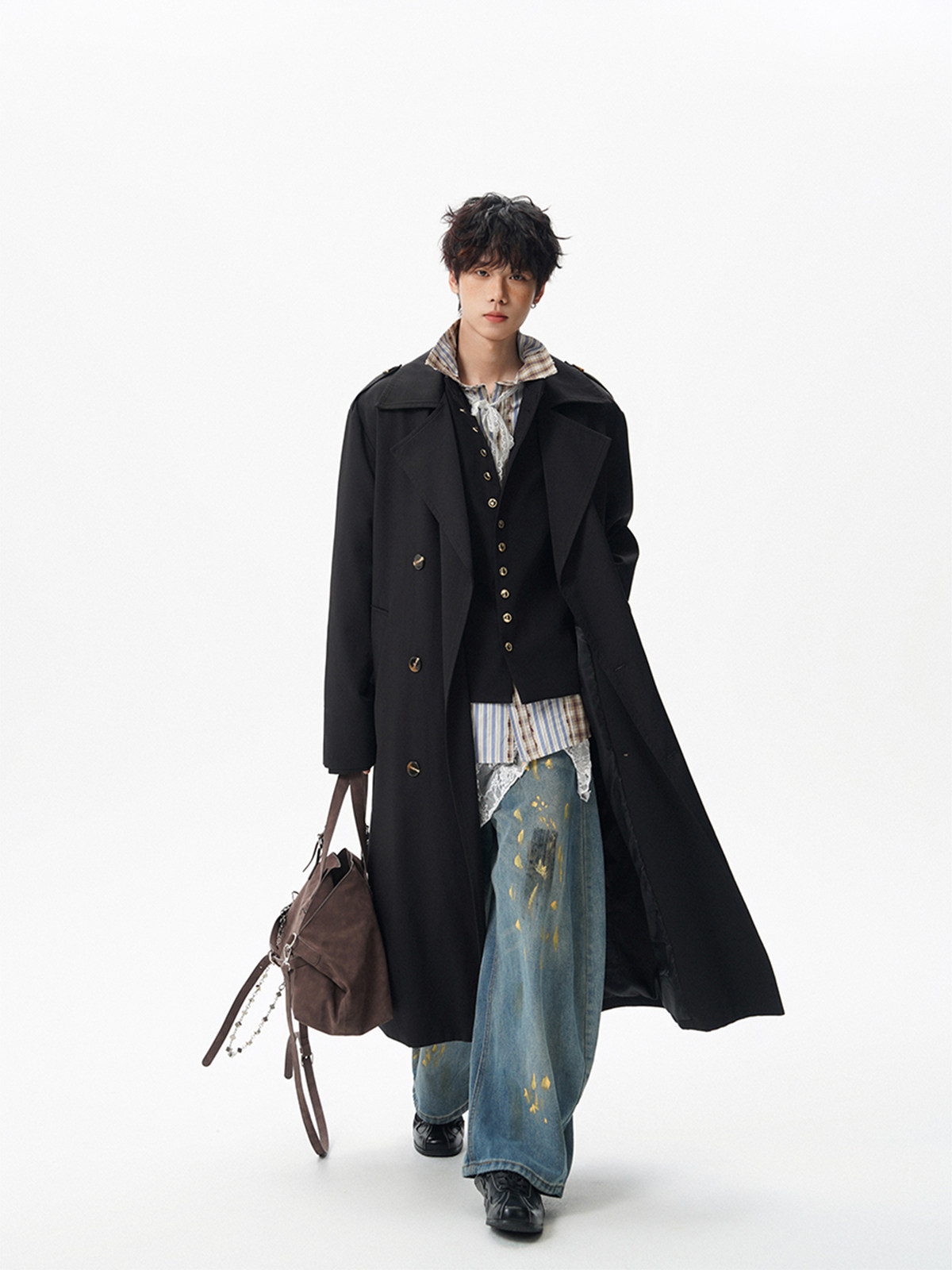 Trench Grey Coat Mens World Va - مراجعة Ethnic Fashion World وسعره