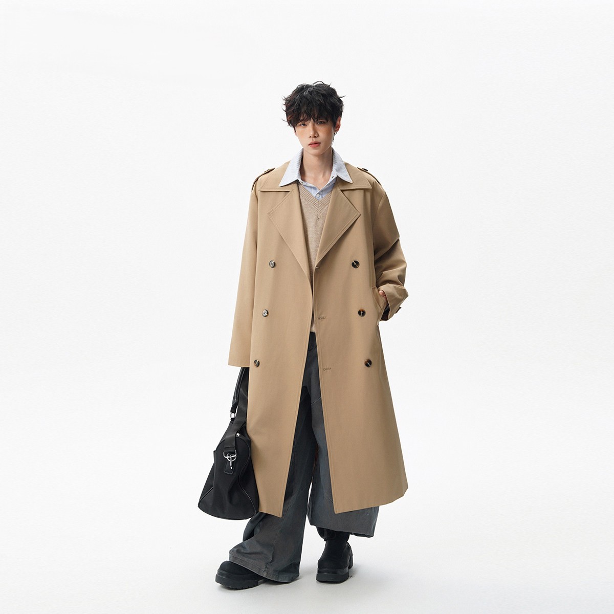 Trench Grey Coat Mens World Va - مراجعة Ethnic Fashion World وسعره