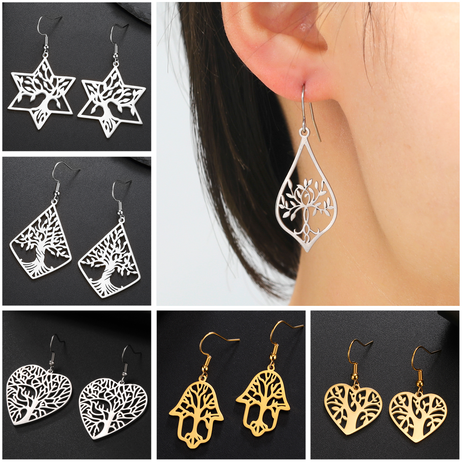 Unift Ethnic Tree of Life Earr - مراجعة Ethnic Fashion World وسعره