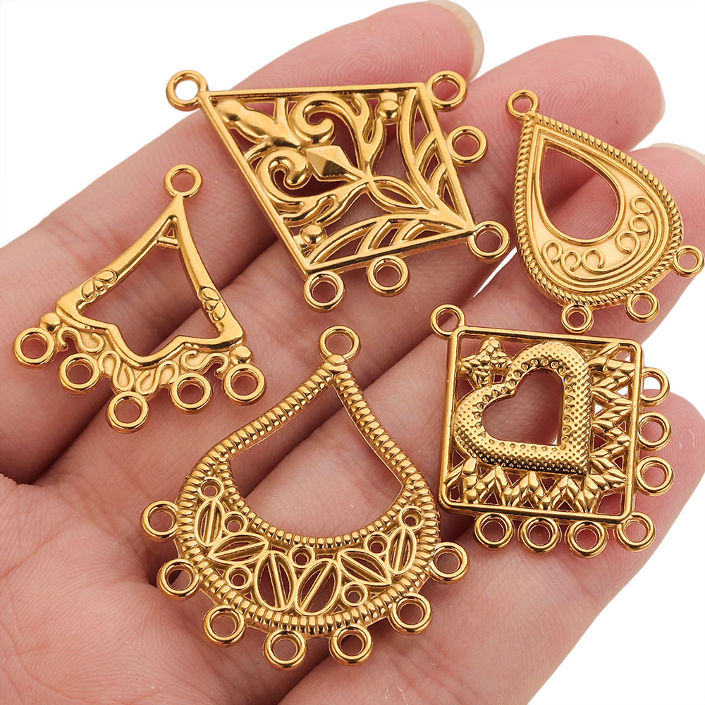5pcs Stainless Steel Earring C - مراجعة Ethnic Fashion Jewellery وسعره