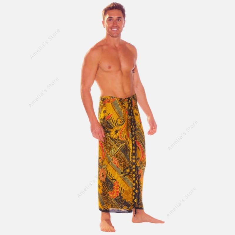Sarongs Mens Sarong with Tradi - مراجعة Batik Sarong Wrap وسعره