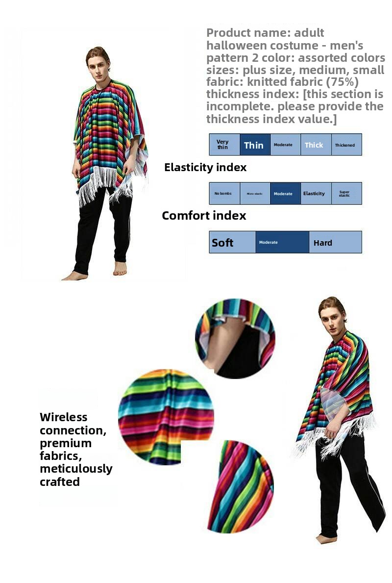 Adult Halloween Cape Ethnic St - مراجعة Ethnic Fashion Brand وسعره