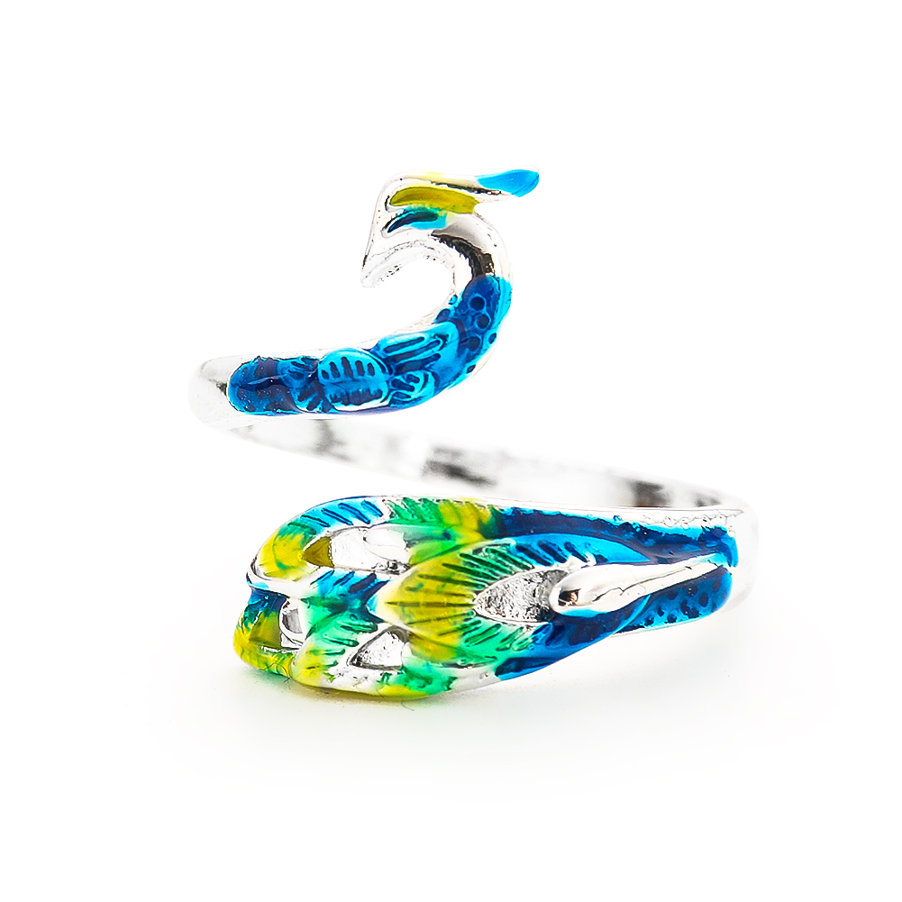 Ethnic Style Colorful Peacock  - مراجعة Ethnic Fashion Images وسعره