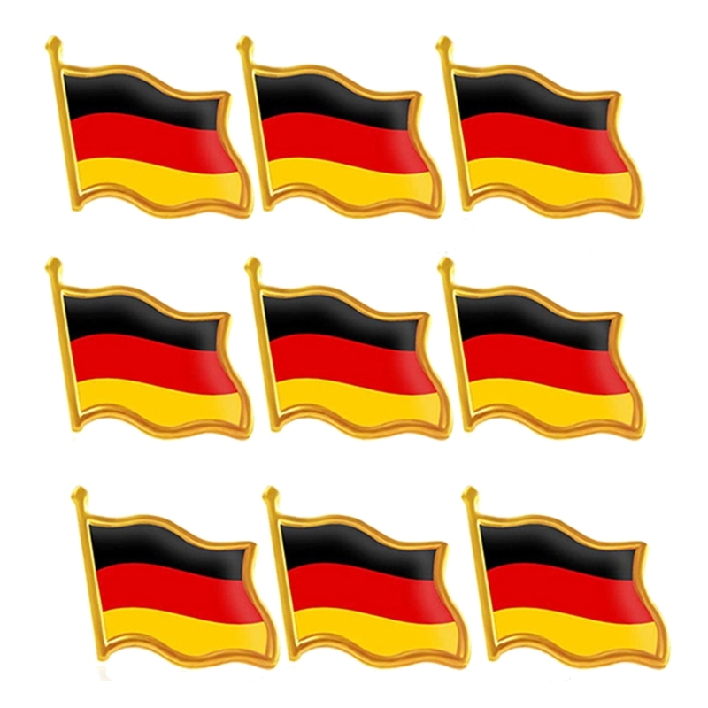 9pcs Country World Flags Brooc - مراجعة Ethnic Fashion World وسعره