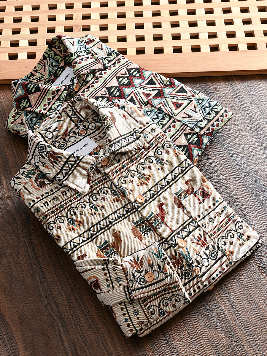  Thickened Collared Men's Shir - مراجعة Urban Ethnic Fashion وسعره