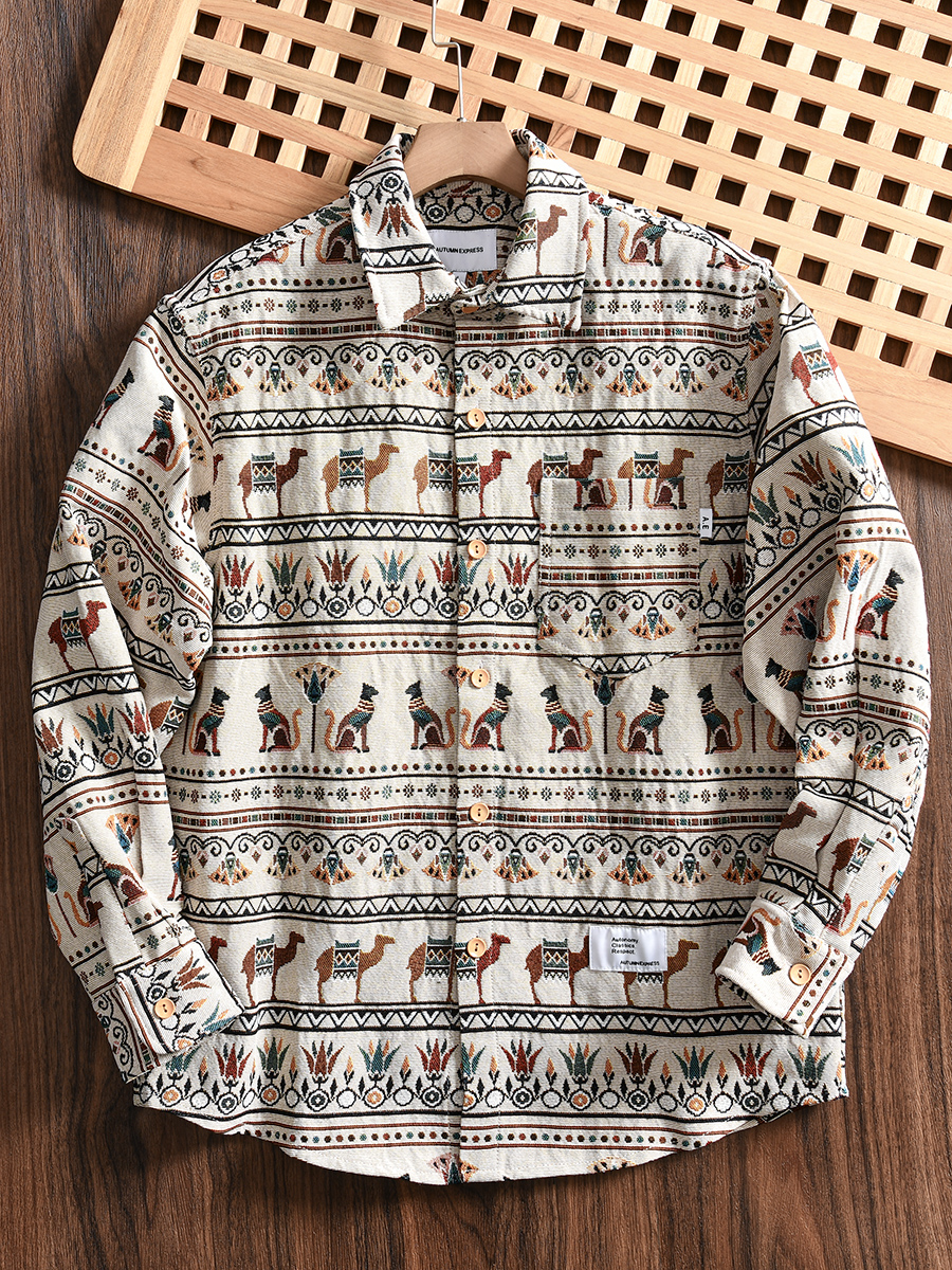  Thickened Collared Men's Shir - مراجعة Urban Ethnic Fashion وسعره