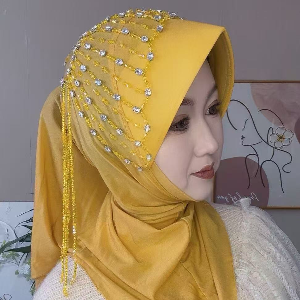 Africa Ethnic Hats Hijab Black - مراجعة Ethnic Fashion Women وسعره