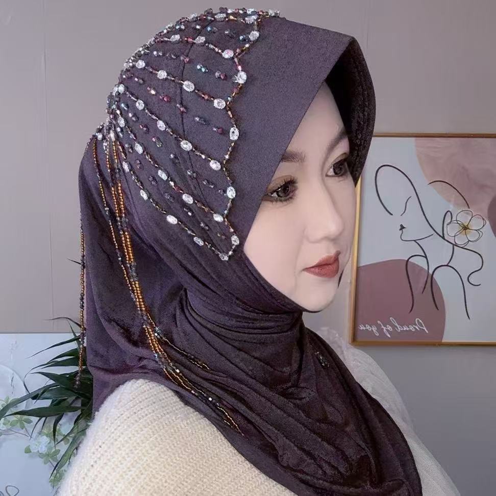 Africa Ethnic Hats Hijab Black - مراجعة Ethnic Fashion Women وسعره