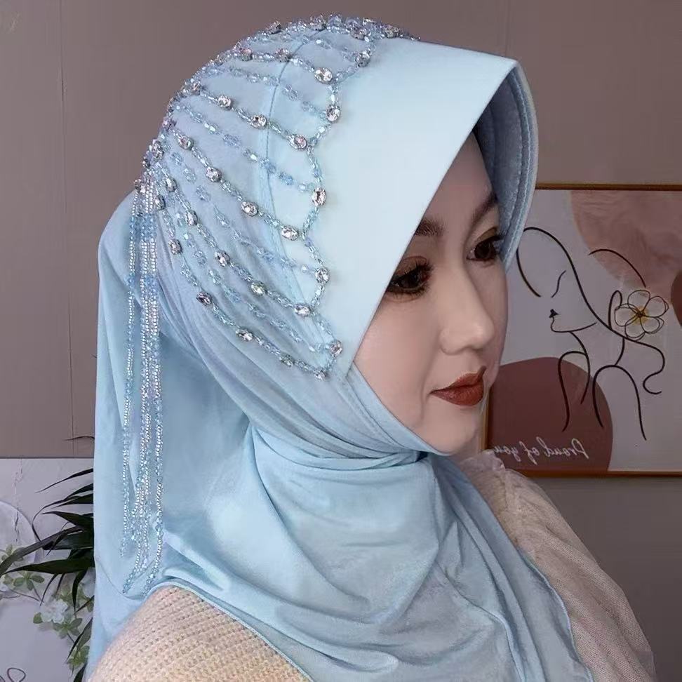 Africa Ethnic Hats Hijab Black - مراجعة Ethnic Fashion Women وسعره