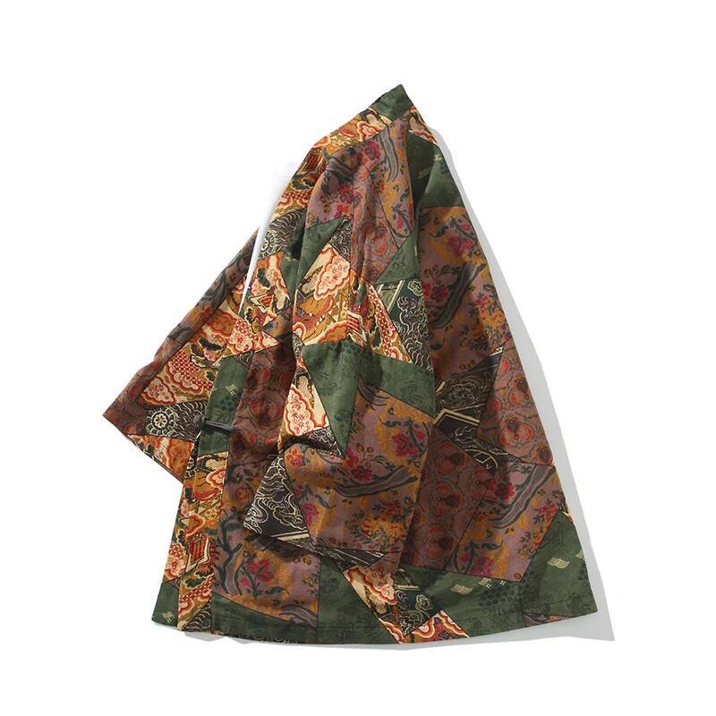 Ethnic Style Print Yukata Men  - مراجعة Ethnic Fashion Women وسعره